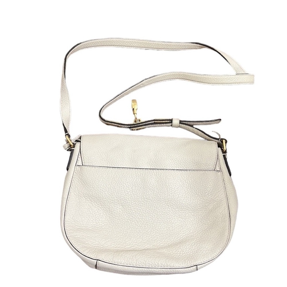 Michael Kors Cream Pebbled Leather Crossbody Bag - Picture 7 of 12
